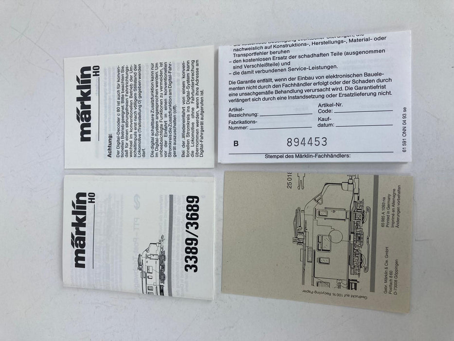 Märklin 83388 – 2-Delige Set Motorpost mP 3000 – NS – Nieuw