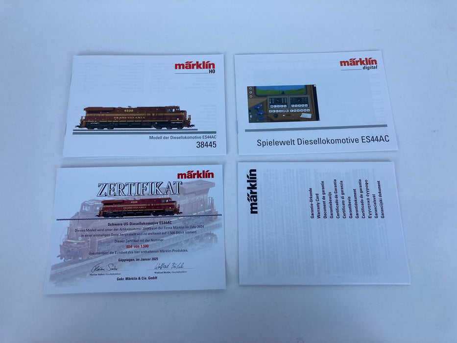Märklin 38445 - GE ES44AC - "Pennsylvania Railroad" Norfolk - Very Exclusive!