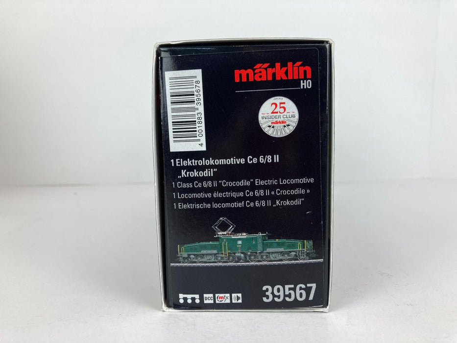 Märklin 39567 – Electric Locomotive Ce 6/8 II “Crocodile” Green – Insider Exclusive