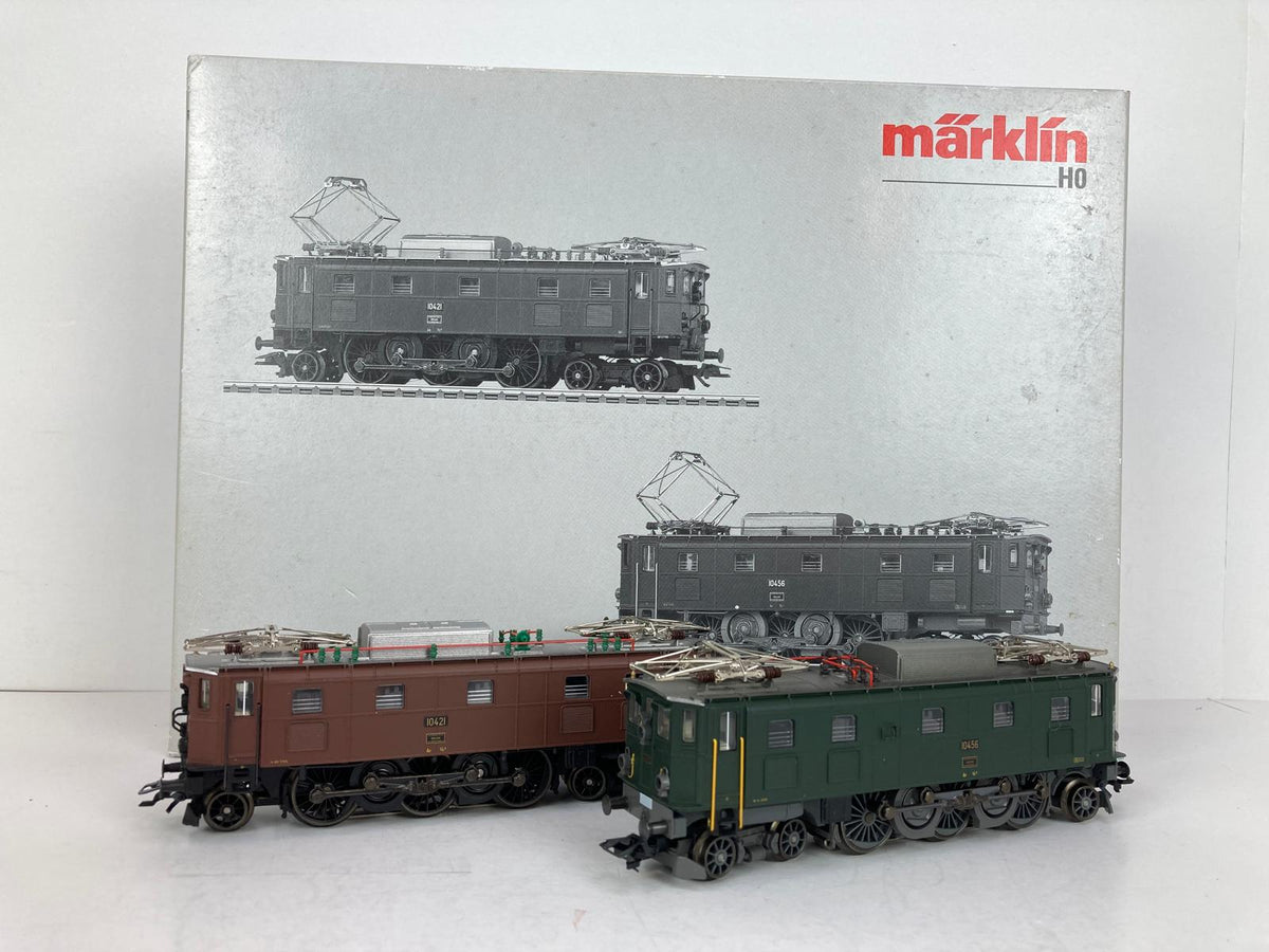 Märklin 37512 – Double Electric Locomotive Set Ae 3/6 II - Mint Condit ...