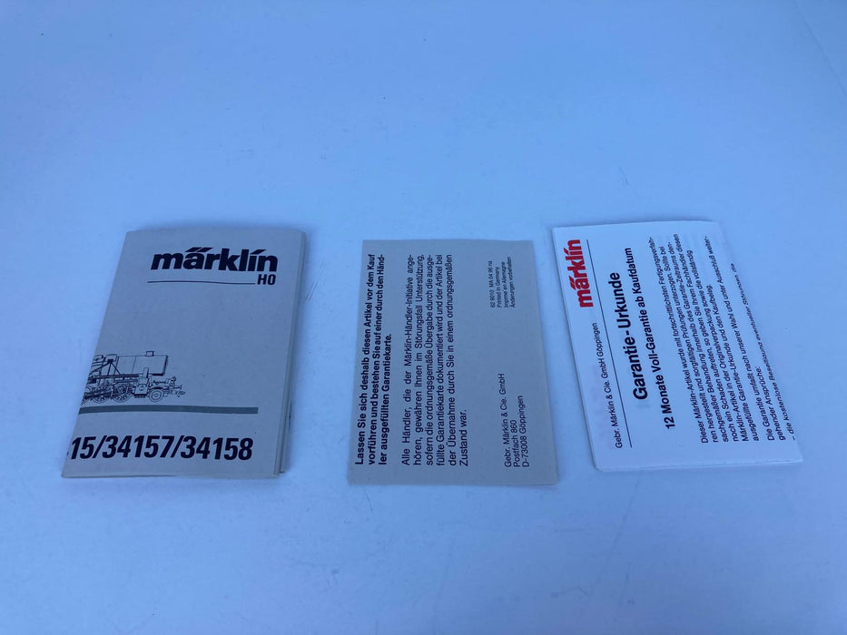 Märklin 37155 – Dampflokomotive BR 52 1996 „Betriebswerk Göppingen“ – DRG – MHI