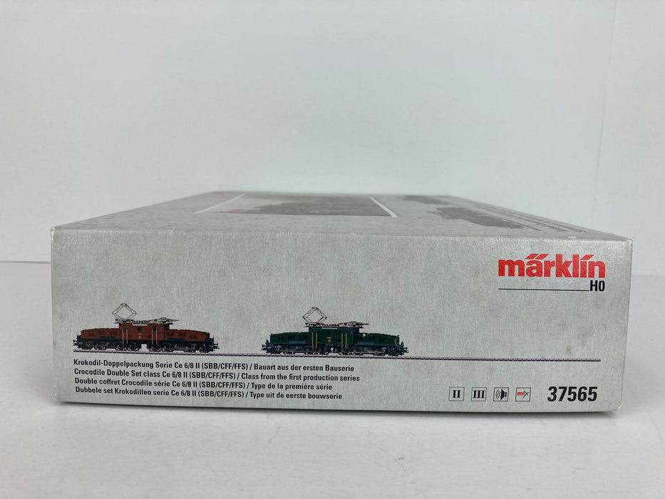 Märklin 37565 - Double set Ce 6/8 II "Crocodile" - SBB - MFX + Sound