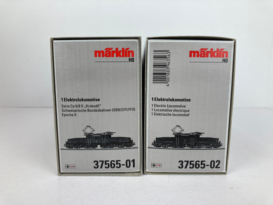 Märklin 37565 - Double set Ce 6/8 II "Crocodile" - SBB - MFX + Sound