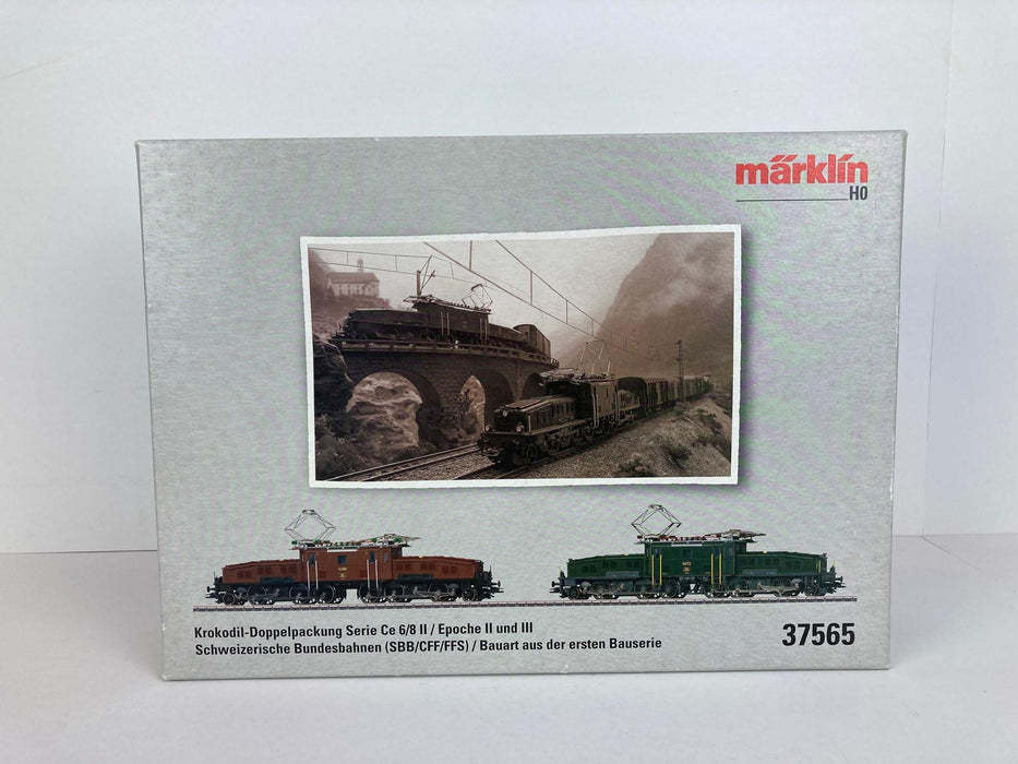 Märklin 37565 - Double set Ce 6/8 II "Crocodile" - SBB - MFX + Sound