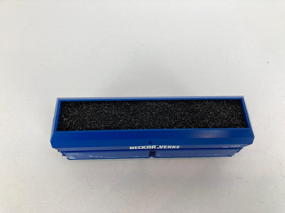 Märklin 84623 - Blauwe zelflosser 'Neckarwerke' - DB - Goederenwagon