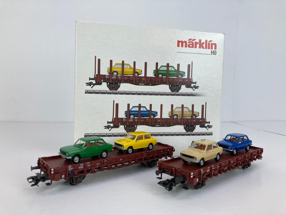 Märklin 46404 - Set Platte Wagens "DAF 66" - NS