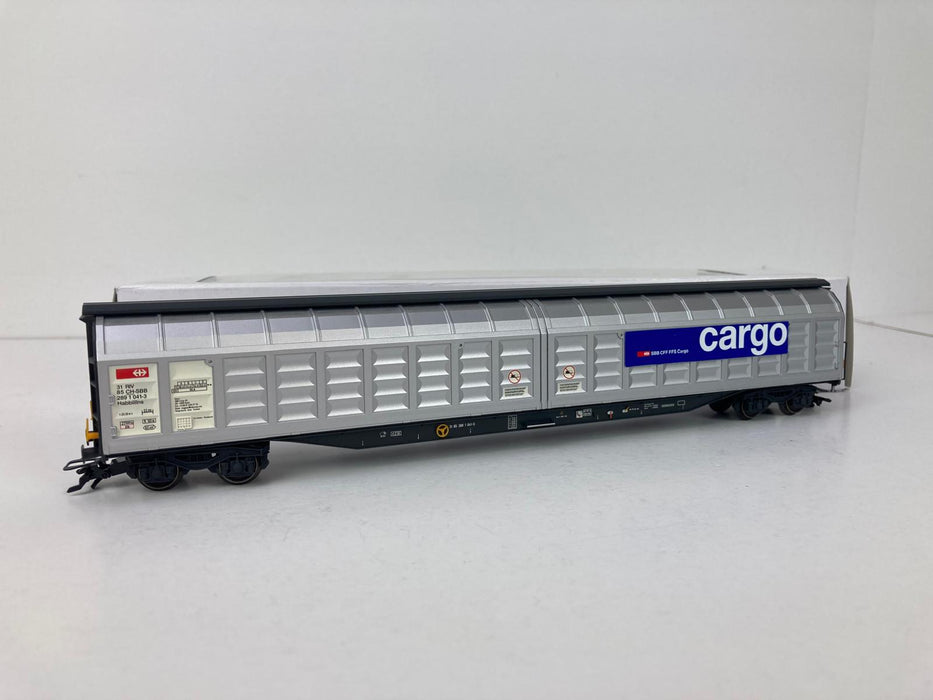 Märklin 48055 - Sliding wall wagon large volume "Habbiillns" - SBB Cargo