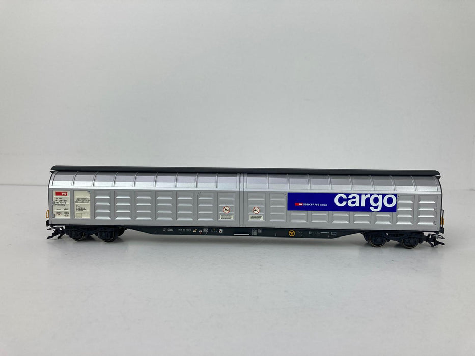Märklin 48055 - Sliding wall wagon large volume "Habbiillns" - SBB Cargo