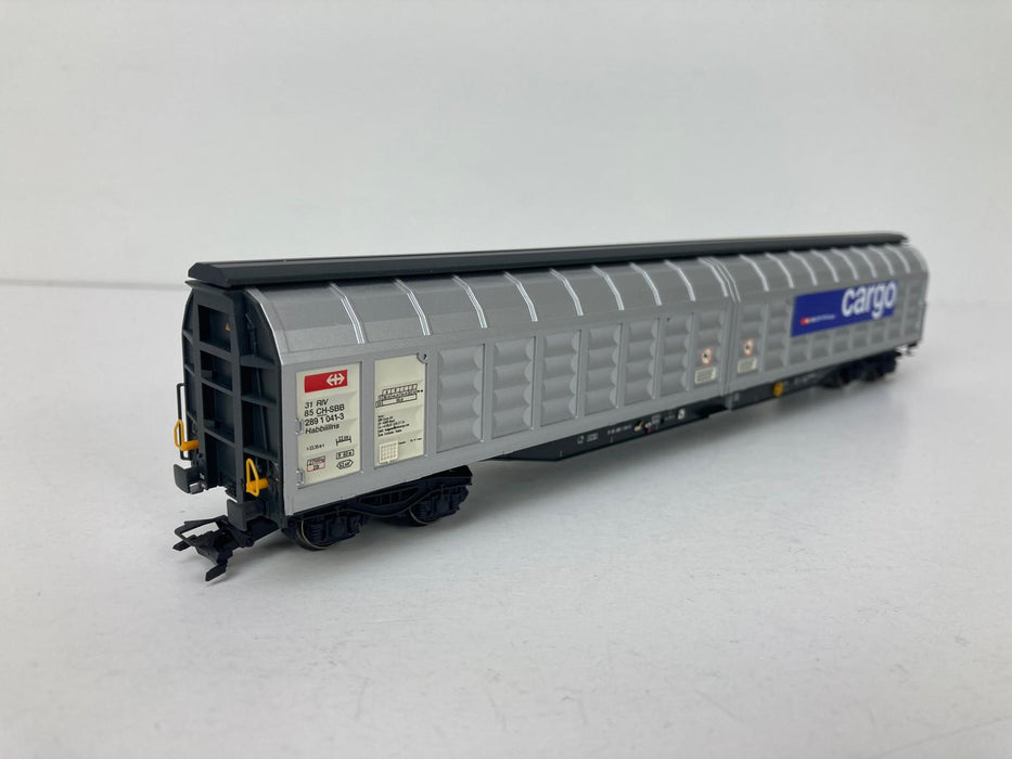 Märklin 48055 - Sliding wall wagon large volume "Habbiillns" - SBB Cargo