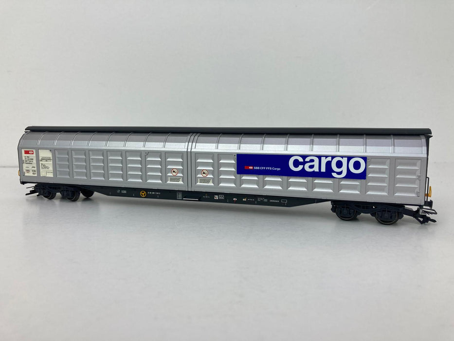 Märklin 48055 - Sliding wall wagon large volume "Habbiillns" - SBB Cargo