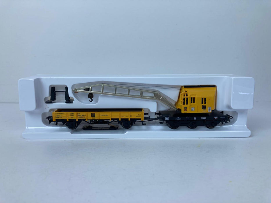 Märklin 46715 – Digital "Krupp-Ardelt 10t" Mountain Crane Set – DB AG