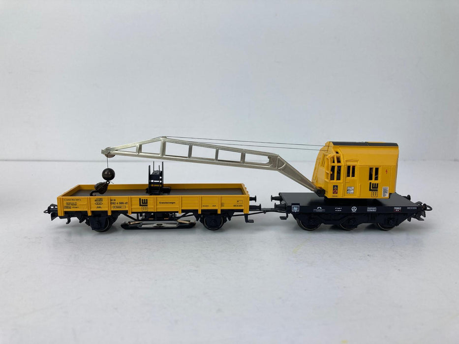 Märklin 46715 – Digital "Krupp-Ardelt 10t" Mountain Crane Set – DB AG