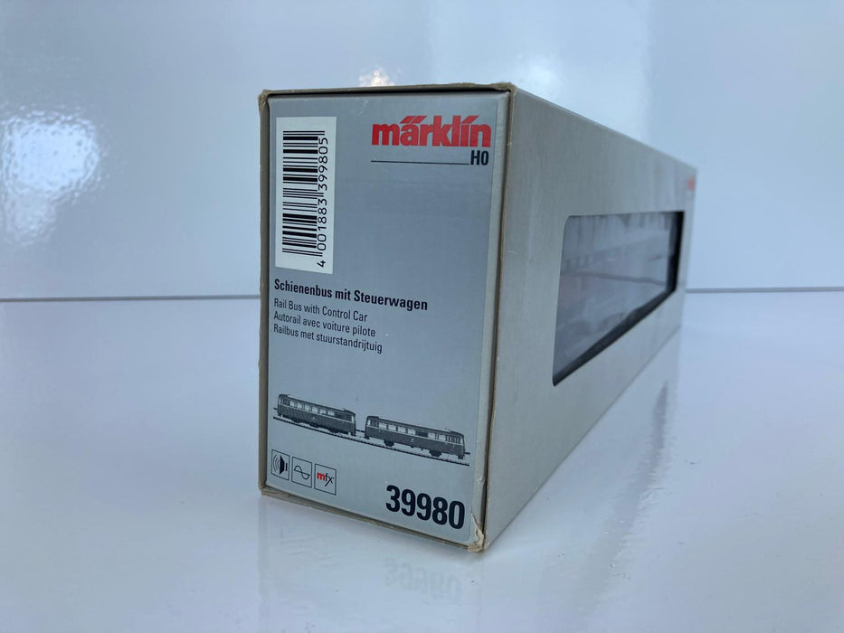 Märklin 39980 - Railbus met Stuurstandrijtuig - DB BR 798 + 998