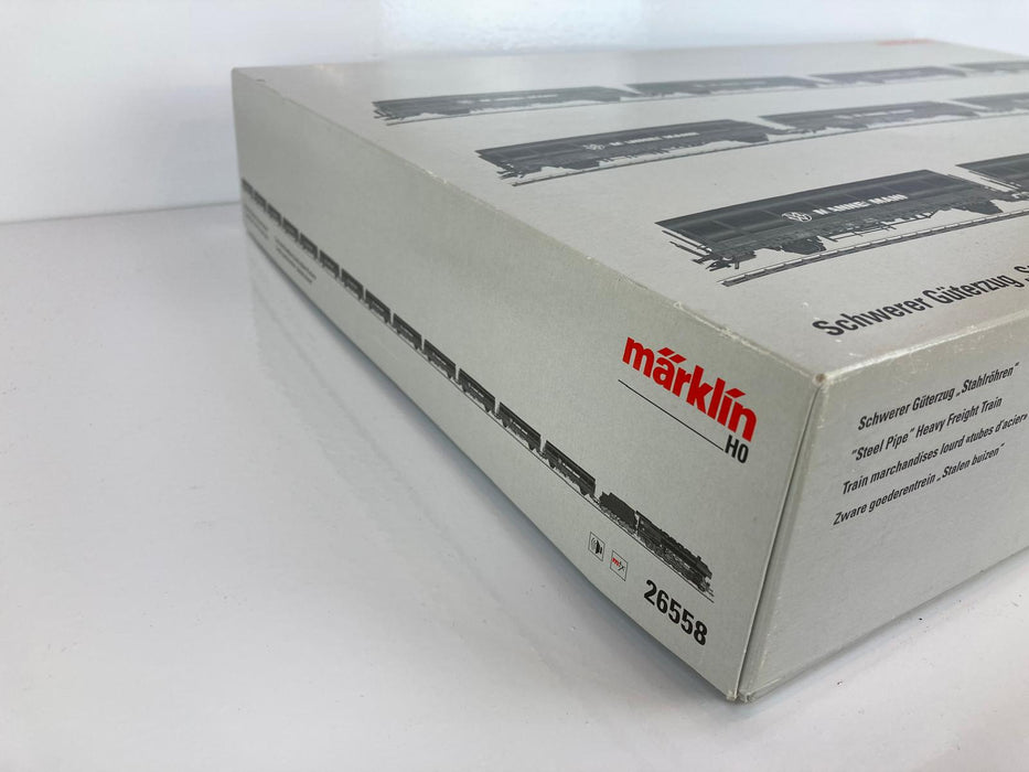 Märklin 26558 - 11-Delige Treinset - DB BR 44 - "Stalen Buizen" - Goederentrein