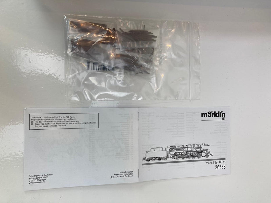 Märklin 26558 - 11-Delige Treinset - DB BR 44 - "Stalen Buizen" - Goederentrein