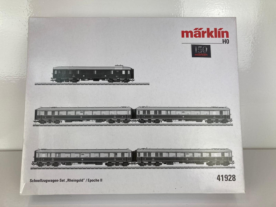 Märklin 41928 - Set Rjituigen - "Rheingold" - DRG - met Verlichting!