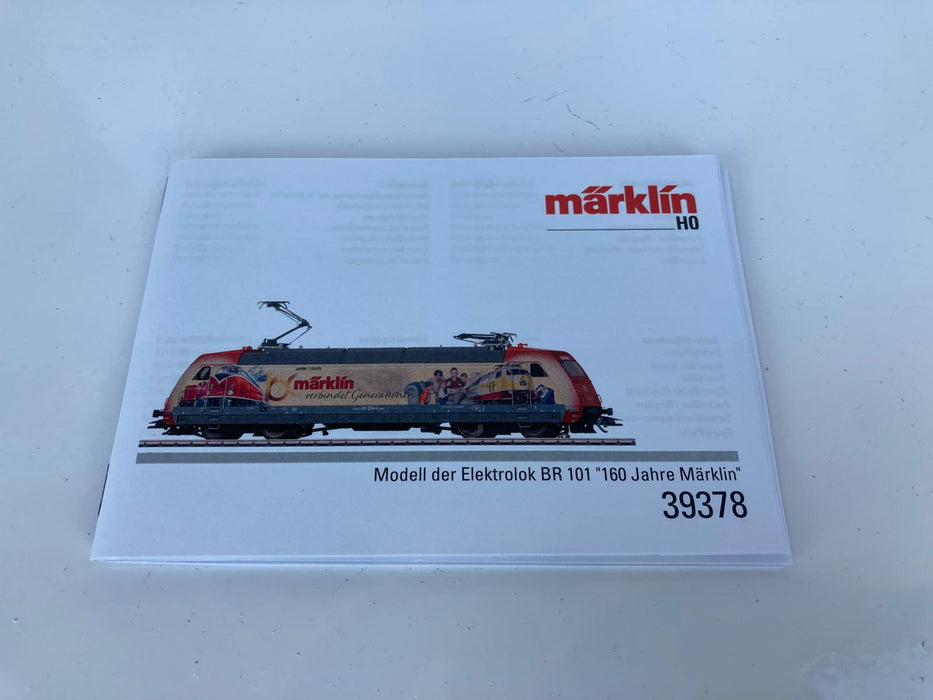 Märklin 39378 – DB BR 101 - “Märklin 160 Jaar” - MFX - MHI Exclusief