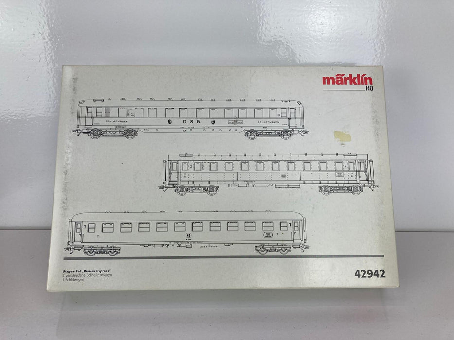 Märklin 42942 - Wagen-Set ´Riviera-Express´ - DB - Italië (FS)