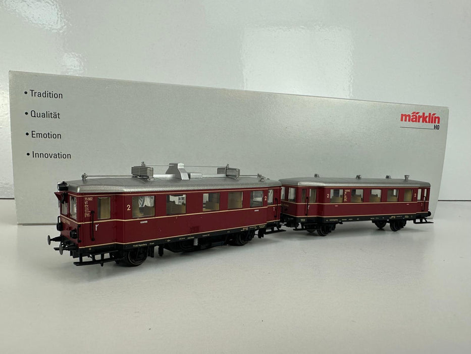 Märklin 37705 - Dieseltreinstel - VT 75.9 met Wagon - DB - MFX + Sound