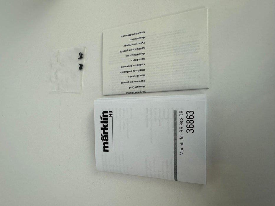 Märklin 36863 - BR 98.3 DB - PtL 2/2 - "Glaskasten" - MFX