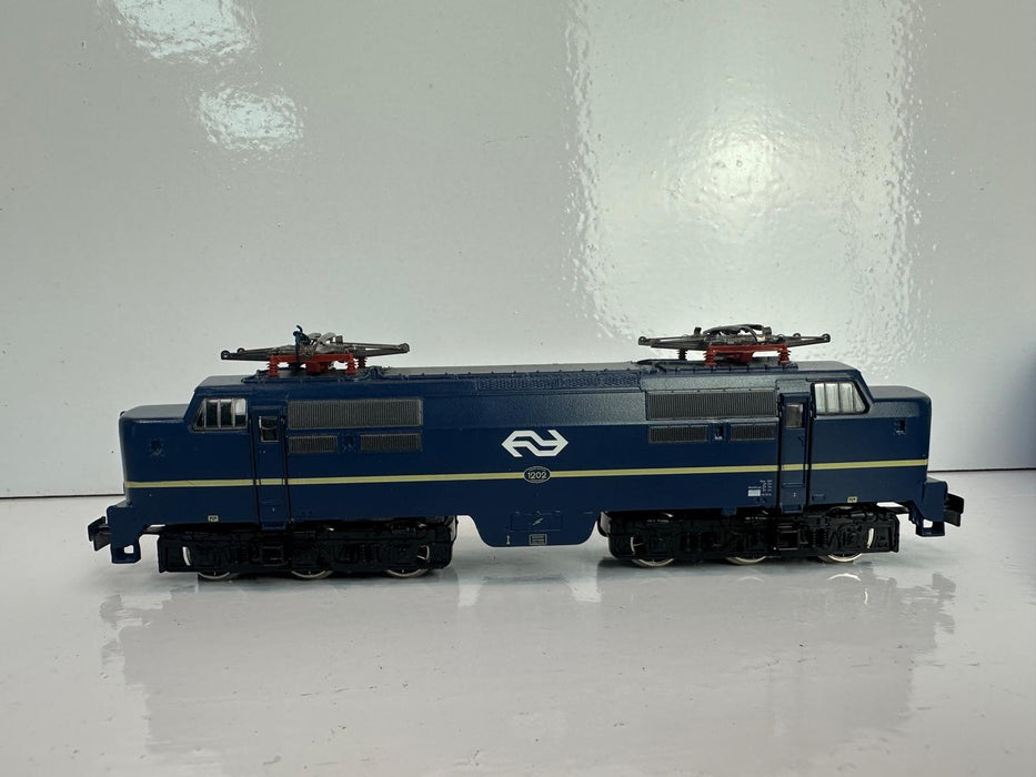 Märklin 3161 - Elektrische Locomotief - NS 1202 met Logo - Blauw - Digitaal MFX