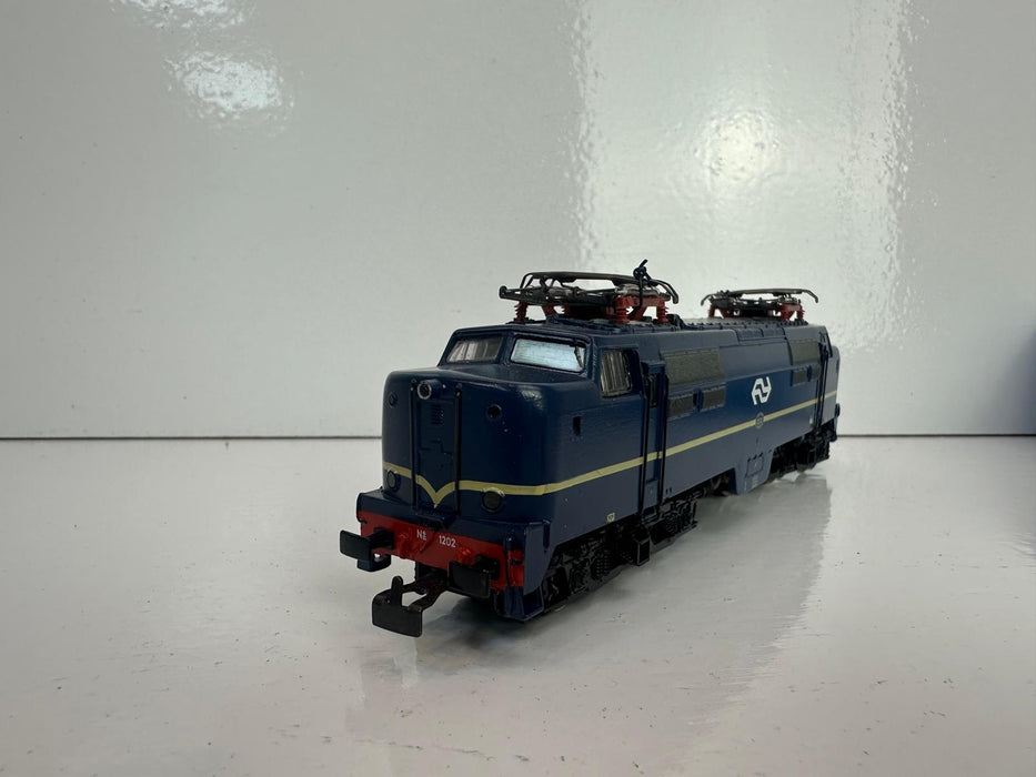 Märklin 3161 - Elektrische Locomotief - NS 1202 met Logo - Blauw - Digitaal MFX