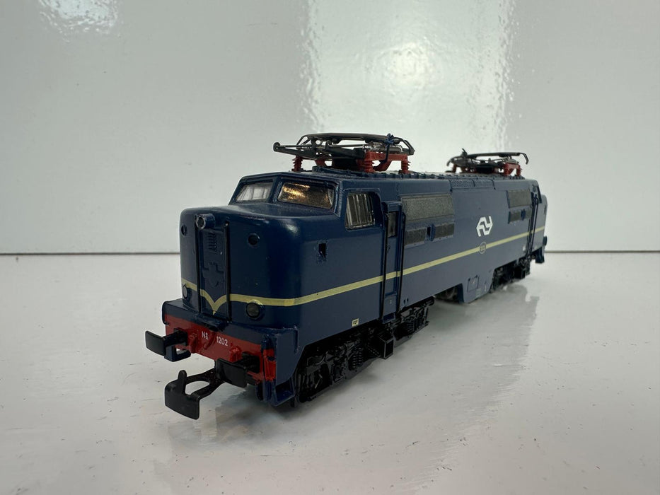 Märklin 3161 - Elektrische Locomotief - NS 1202 met Logo - Blauw - Digitaal MFX