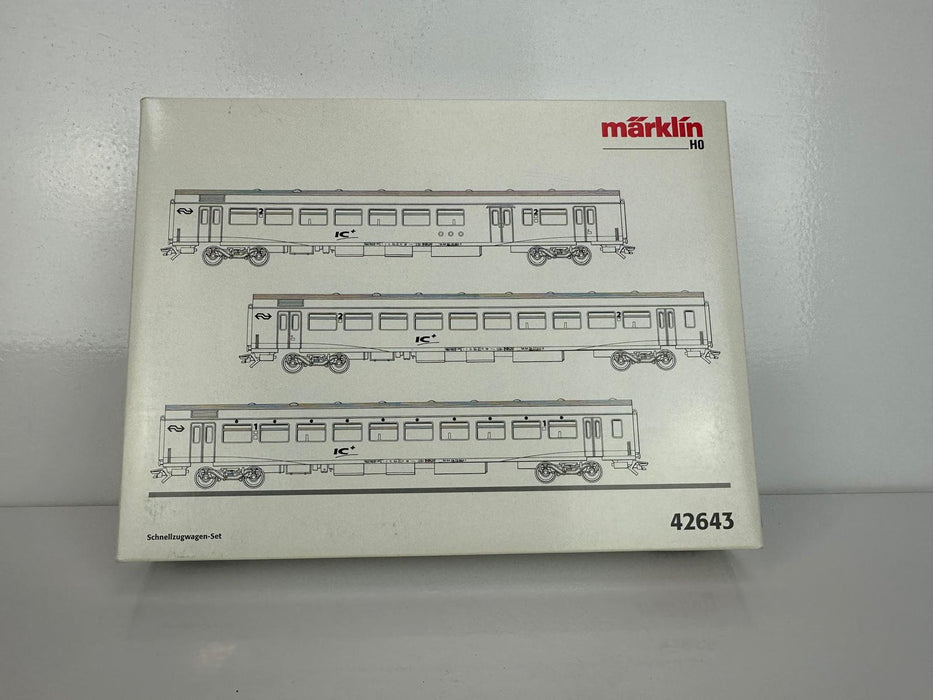 Märklin 42643 - Set 3x Rijtuigen - Intercity Plus IC+ - NS