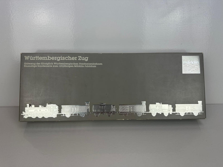 Märklin 2857 - 5-Delige Set - Stoomlocomotief met Goederentrein - Wurtemberg - T5