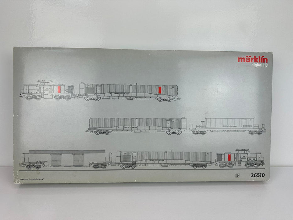 Märklin 26510 - 7-Delige Set - Tunnelredding - 2x BR 714 + Rijtuigen