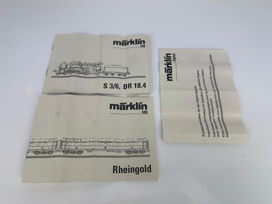 Märklin 26506 - 7-Delige Set - Stoomlocomotief BR 18.4 - "Rheingold" - DRG