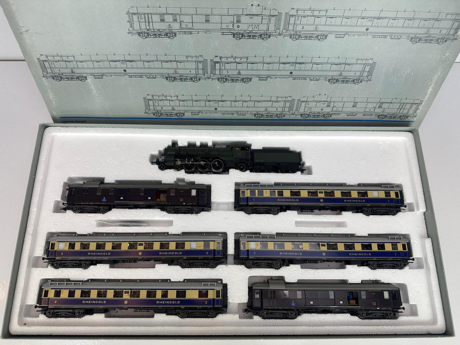 Märklin 26506 - 7-Delige Set - Stoomlocomotief BR 18.4 - "Rheingold" - DRG