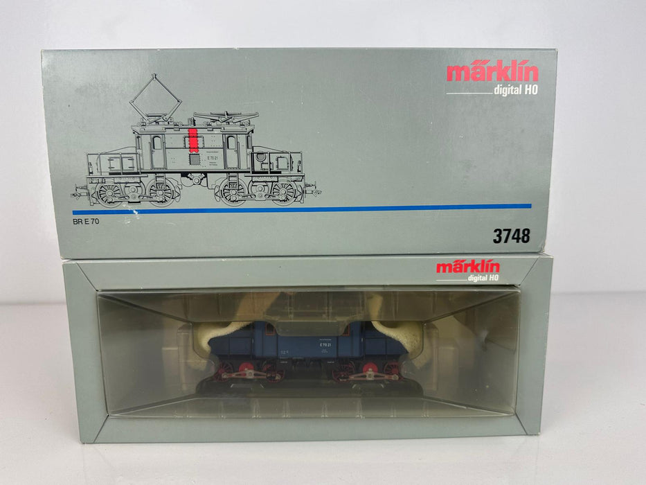 Märklin 3748 – Elektrische Locomotief - E70 DB - Blauw