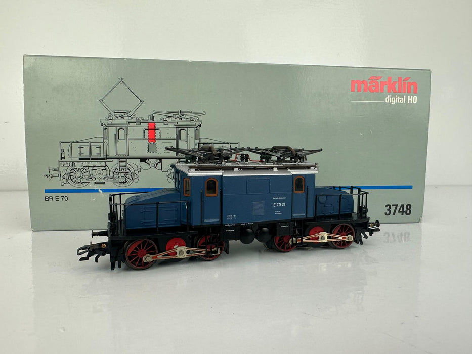 Märklin 3748 – Elektrische Locomotief - E70 DB - Blauw