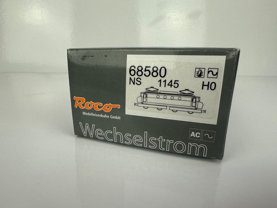 Roco 68580 – Elektrische locomotief - NS 1145 Geel/Grijs - AC Wisselstroom