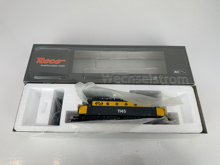 Roco 68580 – Elektrische locomotief - NS 1145 Geel/Grijs - AC Wisselstroom
