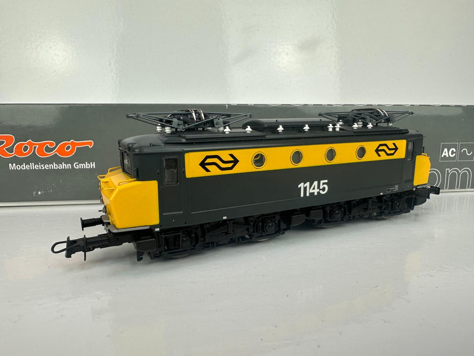 Roco 68580 – Elektrische locomotief - NS 1145 Geel/Grijs - AC Wisselstroom