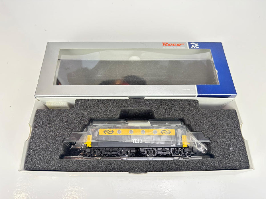 Roco 78375 – Elektrische locomotief - NS 1137 Geel/Grijs - AC Wisselstroom - MFX