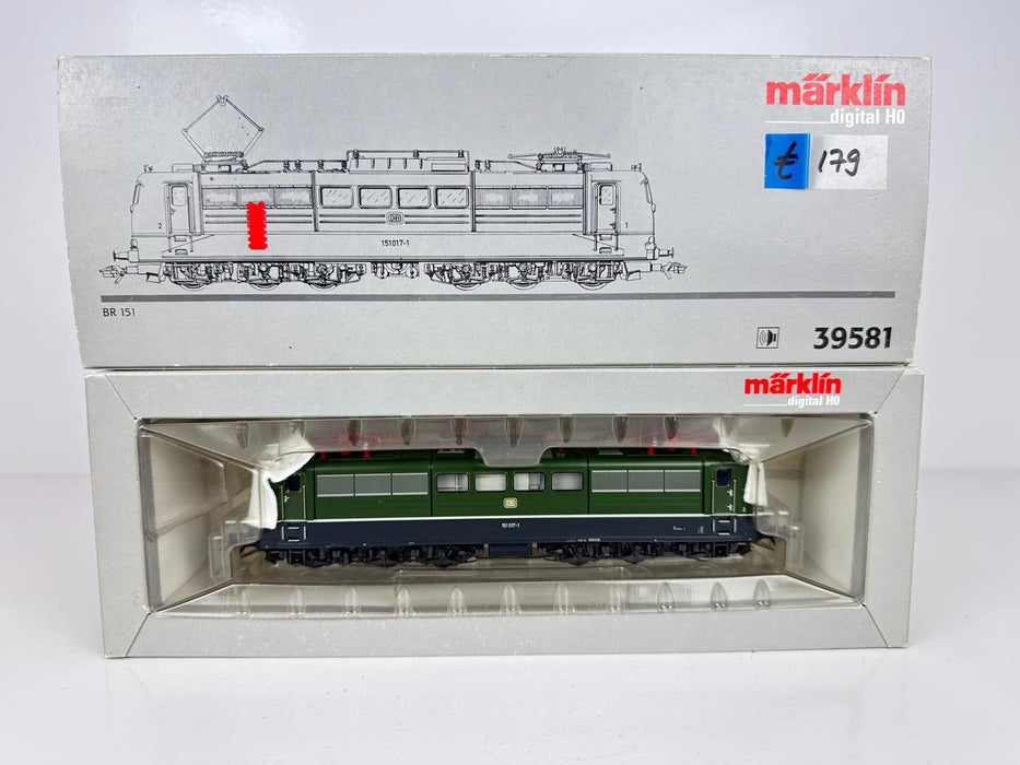 Märklin 39581 - Elektrische Locomotief - DB BR 151 - Groen - C-Sinusmotor