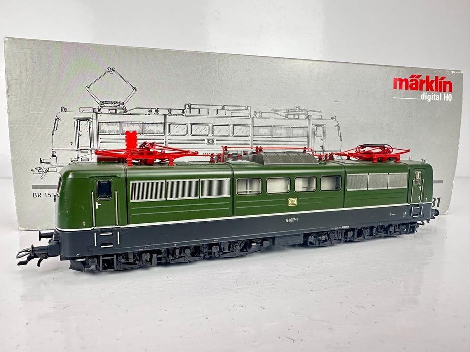 Märklin 39581 - Elektrische Locomotief - DB BR 151 - Groen - C-Sinusmotor