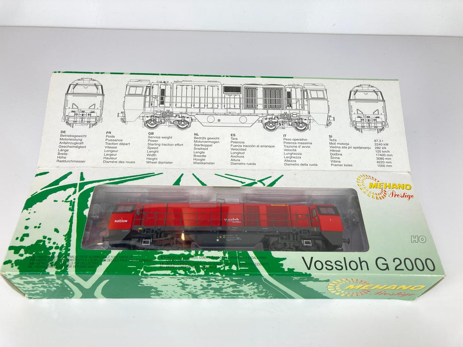 Mehano H0 T275 – Diesellocomotief - G2000 - Railion - AC Digitaal + Sound
