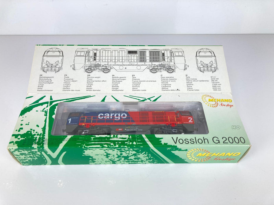 Mehano H0 T275 – Diesellocomotief - G2000 - SBB Cargo - AC Digitaal + Sound