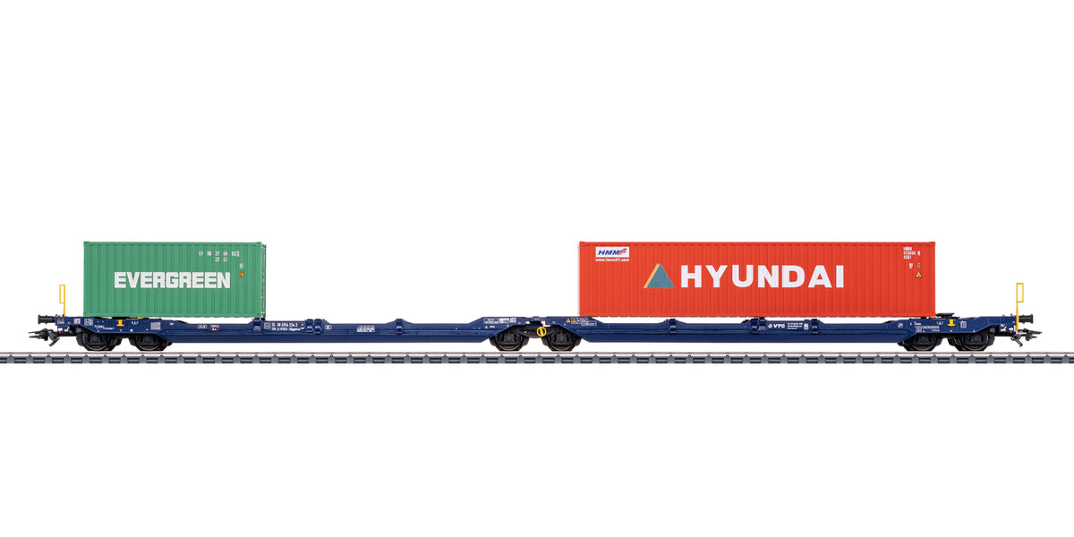 Märklin 47474 - Freight wagon Sdggmrss - Pit + Container - VTG AG