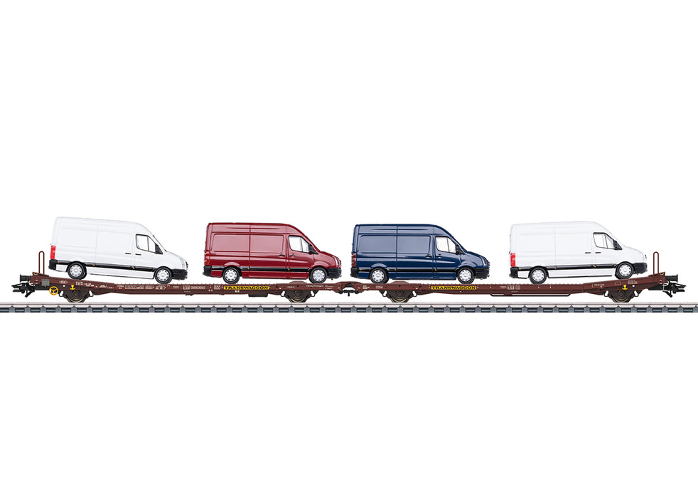 Märklin 47430 - Set Goederenwagons - Laads 800B - DB - Met Bestelbussen