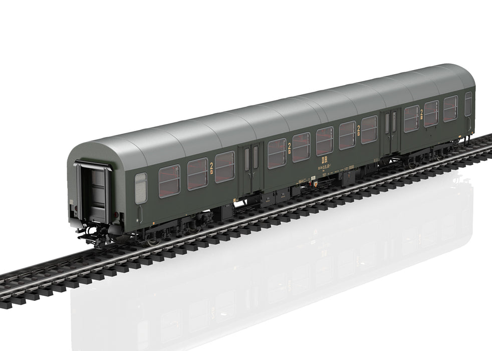 Märklin 42580 - Set 3x Rijtuigen Type Halberstadt met Middeninstap - DR / DDR