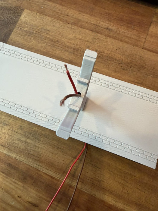 H0 - Märklin C-Rails - Modulair Station - V-Dak - 302mm (Faller Afmeting)