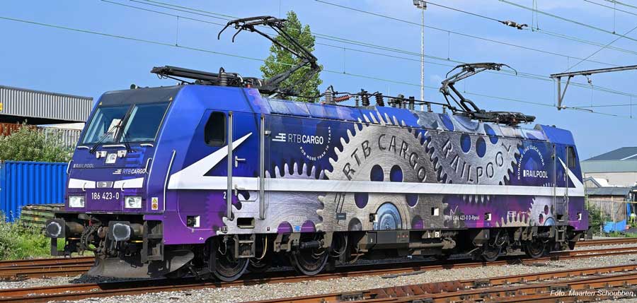 Piko 71189 – Elektrische locomotief - BR 186 - RTB Cargo - AC Wisselstroom - Sound