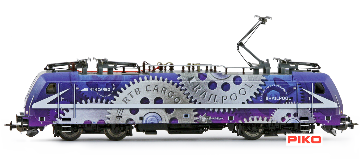 Piko 71189 – Elektrische locomotief - BR 186 - RTB Cargo - AC Wisselstroom - Sound